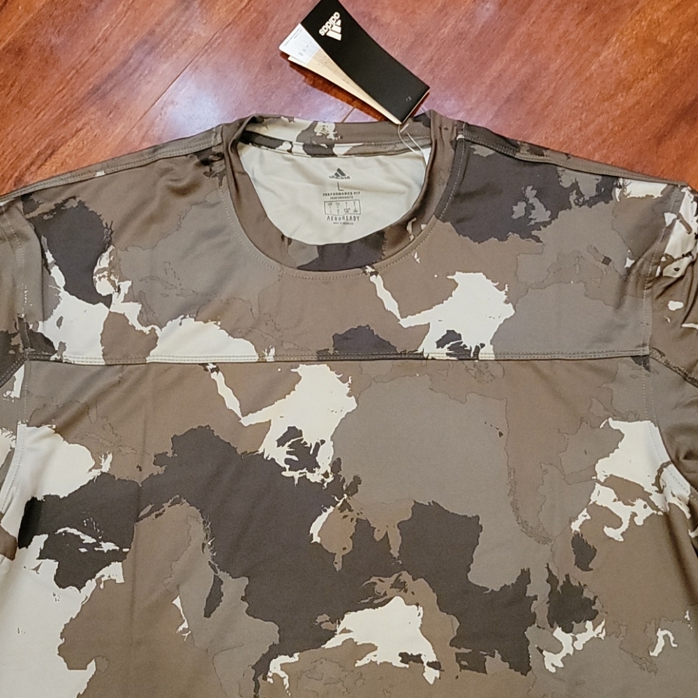 NWT Men's Adidas camo tee - Picture 3 of 8